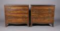 A Pair of Georgian Style Mahogany Chests of Drawers