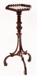 Mahogany Stand on Tripod Base