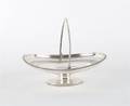 An English Sheffield Silverplated Oval Basket