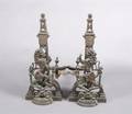A Pair of Renaissance Revival Andirons