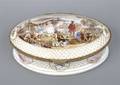 A Sevres Style Painted Porcelain Box