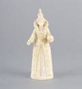 A Continental Ivory Figure of a Queen
