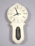 An Alabaster Faced Wall Clock