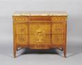 A Louis XVI Style Marquetry Commode