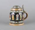 A German Pottery Apostle Stein
