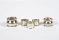 A Group of Three Russian Silver Napkin Rings