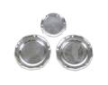 A Group of Three English Sterling Silver Salvers