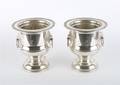 A Pair of Silverplate Water Coolers