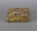 A Tiffany Studios Gilt Bronze Box Grapevine Pattern