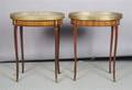 A Pair of Tole Tables