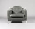 An Antonio Citterio Leather Upholstered Armchair BB Italia