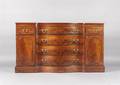 A Georgian Style Mahogany Breakfront Sideboard