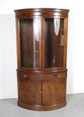 A Georgian Style Mahogany Corner Cabinet