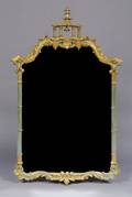 A Chinese Chippendale Style Gilt Wood Mirror
