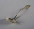 An American Coin Silver Fiddle Back Ladle GD Claire Baltimore