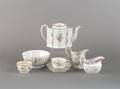 A Collection of New Hall and other Staffordshire Porcelain Tea Wares