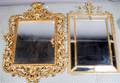 A Group of Two Gilt Wood Mirrors