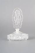A Czechoslovakian Cut Crystal Perfume Bottle
