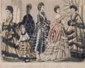 Four Framed Godeys Prints of Fashion