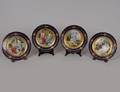 SET OF FOUR VIENNA PORCELAIN CABINET PLATES