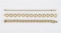 Three 14 Karat Yellow Gold Bracelets