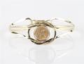 A 14 Karat Yellow Gold Kruggerand Coin Bracelet