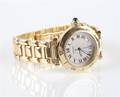 An 18 Karat Yellow Gold Wristwatch Pasha de Cartier