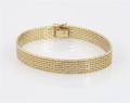 An 18 Karat Yellow and Rose Gold Bracelet