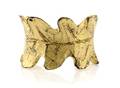 An Yves Saint Laurent Couture Gilded Wood Bracelet
