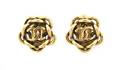 A Pair of Chanel Goldtone Earclips