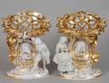 PAIR OF OLD PARIS PORCELAIN VASES