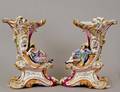 PAIR OF OLD PARIS PORCELAIN VASES