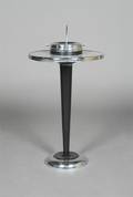 An Art Deco Style Chrome Smoking Stand