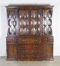 A Georgian Style Mahogany Secretaire Bookcase