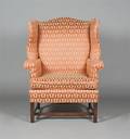A Georgian Style Wingback Armchair