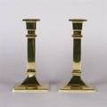 A Pair of Brass Candlesticks