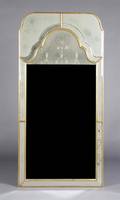 A Queen Anne Style Giltwood Pier Mirror