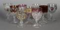 A Collection of ThirtyThree American Molded Glass Goblets