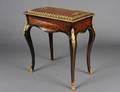 LOUIS XV STYLE MAHOGANY TABLEJARDINIERE