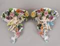 PAIR OF CONTINENTAL PORCELAIN BRACKETS