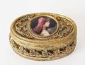 GILT BRONZE JEWELRY BOX