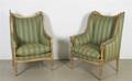 A Pair of Louis XVI Style Giltwood Fauteuils