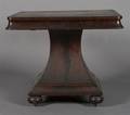 An American Empire Mahogany Center Table