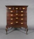 An American Mahogany Chest on Stand
