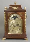 A Mahogany and Gilt Metal Mounted Bracket Clock Riel and Graff