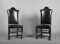 A Pair of Renaissance Revival Hall Chairs