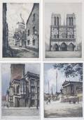 A Collection of Four Continental Etchings