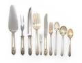 An American Silver Partial Flatware Service International