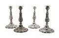 A Set of Four American Sterling Silver Candlesticks Gorham