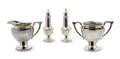 A Group of Two American Sterling Silver Casters Empire